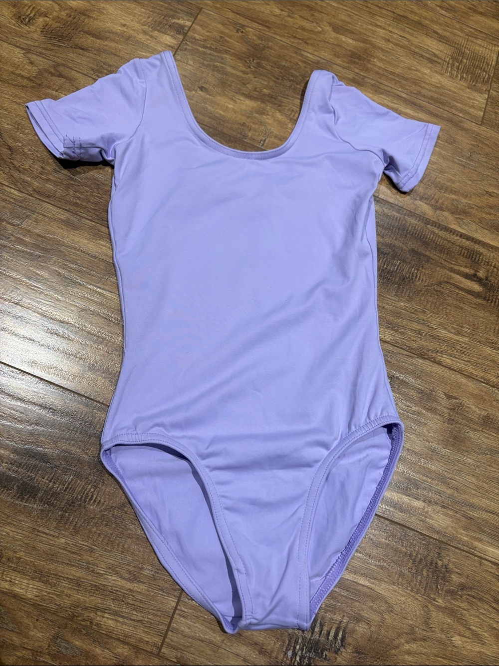 Mondor Girls' Short-Sleeve One-Piece Bodysuit in Lilac